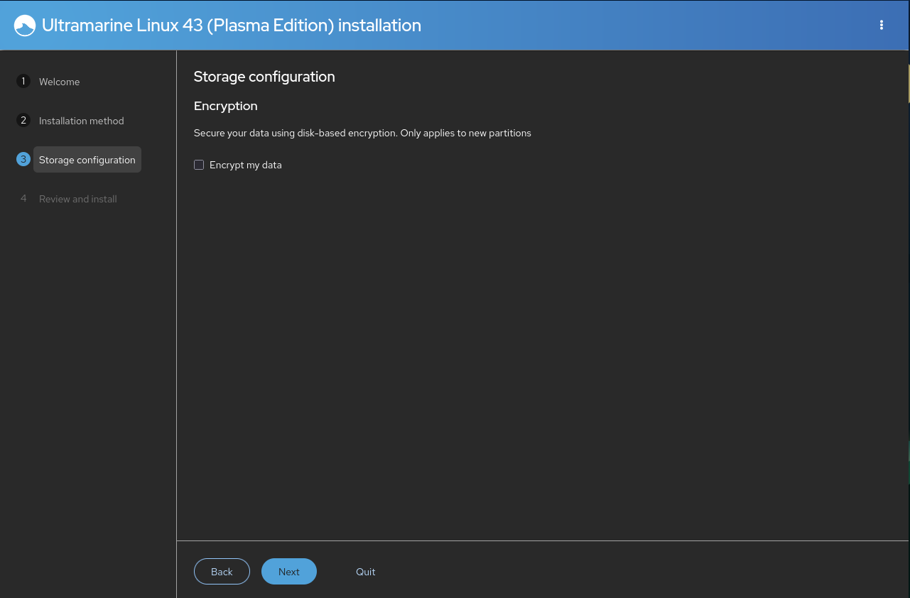 Storage Configuration