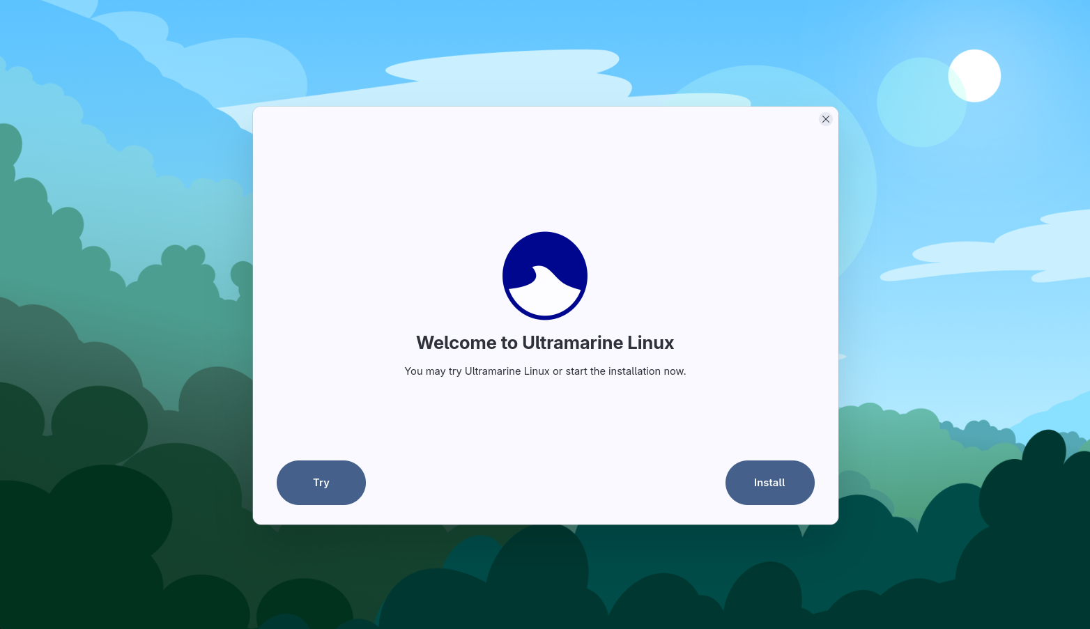 The Welcome Dialog box